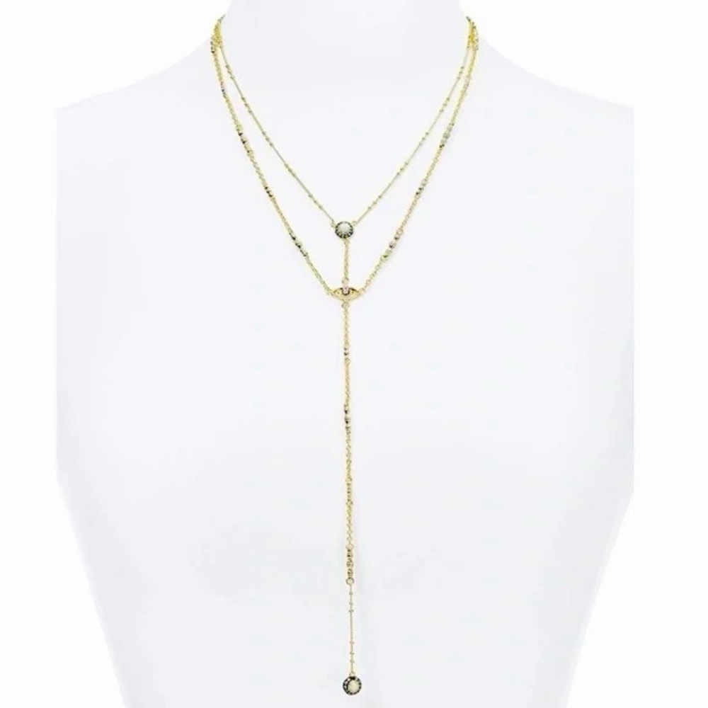 KENDRA SCOTT Coby Dainty Gold Layered Eye Necklace